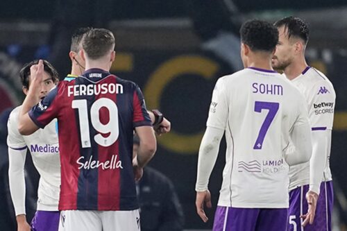 BOLOGNA - FIORENTINA 18-01-2026   FINE GARA  GALASSI SILVANO/SILPRESS
